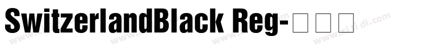 SwitzerlandBlack Reg字体转换